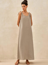 Load image into Gallery viewer, 100% Linen Camisole Dress QEARL
