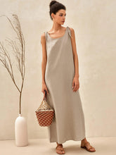 Load image into Gallery viewer, 100% Linen Camisole Dress QEARL
