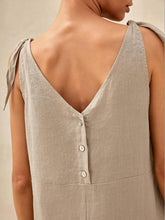 Load image into Gallery viewer, 100% Linen Camisole Dress QEARL
