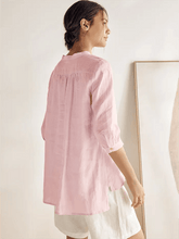 Load image into Gallery viewer, 100% Linen Dress Shirt JOANNA
