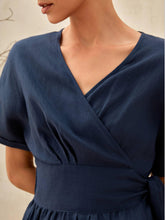 Load image into Gallery viewer, 100% Linen Kimono Dress CELESTE
