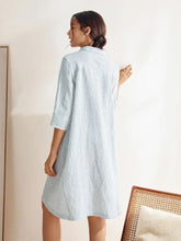 Load image into Gallery viewer, 100% Linen Shirt Dress MADISON
