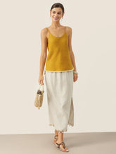 Load image into Gallery viewer, 100% Linen Beaded Hem Camisole Bree
