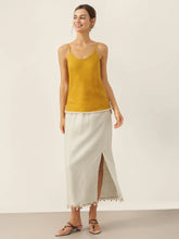 Load image into Gallery viewer, 100% Linen Beaded Hem Camisole Bree
