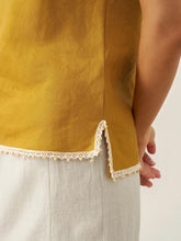 Load image into Gallery viewer, 100% Linen Beaded Hem Camisole Bree
