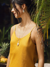 Load image into Gallery viewer, 100% Linen Beaded Hem Camisole Bree
