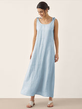Load image into Gallery viewer, 100% Linen Camisole Dress QEARL
