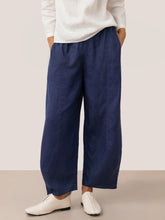 Load image into Gallery viewer, 100% Linen Classic Ankle Pants ZOE
