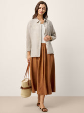 Load image into Gallery viewer, 100% Linen Concealed Placket Patch Pocket Shirt FELICITY
