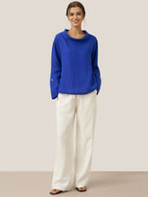 Load image into Gallery viewer, 100% Linen Draped Neck Top HOLLIS
