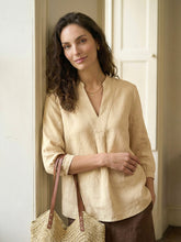 Load image into Gallery viewer, 100% Linen Dress Shirt JOANNA
