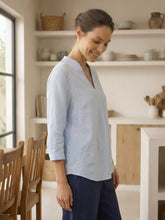 Load image into Gallery viewer, 100% Linen Dress Shirt JOANNA
