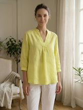 Load image into Gallery viewer, 100% Linen Dress Shirt JOANNA
