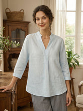 Load image into Gallery viewer, 100% Linen Dress Shirt JOANNA
