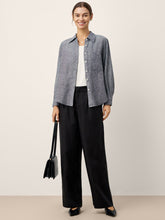 Load image into Gallery viewer, 100% Linen Relaxed Drop Shoulder Pocket Shirt ASTER
