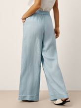 Load image into Gallery viewer, 100% Linen Sculpted Pleat Elasticated Back Relaxed Pants VERIDIANA
