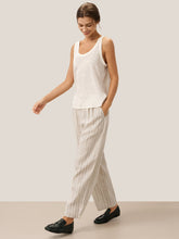Load image into Gallery viewer, 100% Linen Sketch Stripe Suit Set ELOISE
