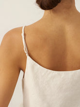 Load image into Gallery viewer, 100% Linen Beaded Hem Camisole Bree
