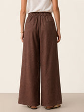 Load image into Gallery viewer, 100% Linen Buttoned Slit-Hem Pants KATYA
