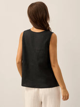 Load image into Gallery viewer, 100% Linen Buttons Down Tank Top ERIN
