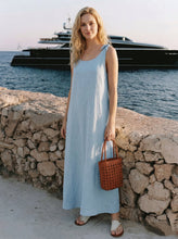 Load image into Gallery viewer, 100% Linen Camisole Dress QEARL
