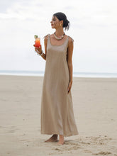 Load image into Gallery viewer, 100% Linen Camisole Dress QEARL
