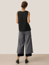 Load image into Gallery viewer, Linen Double Layer Handmade Capri Pants STELLA
