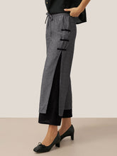 Load image into Gallery viewer, Linen Double Layer Handmade Capri Pants STELLA
