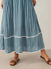 Load image into Gallery viewer, 100% Linen Lace-Up Pocket Skirt FENLA
