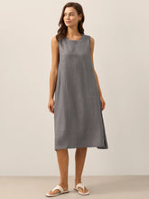 Load image into Gallery viewer, 100% Linen Sleeveless Dress SIENNA
