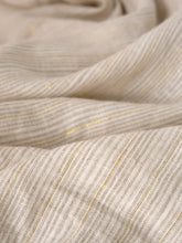 Load image into Gallery viewer, 100% Linen Striped Elastic-Waist Midi Dress ARIA
