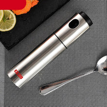 Load image into Gallery viewer, 100ML Stainless Steel Olive Oil Sprayer Spray Bottle Spray Kitchen Cooking Oil Spray BBQ Oil Spray Bottle  Oil Sprayer for Cooking Air Fryer Stainless Steel Olive Oil Sprayer Mister 100ML Portable Olive Oil Spray Bottle for BBQ
