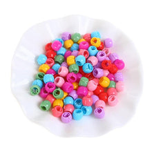 Load image into Gallery viewer, 100Pcs Cute Candy Colors Plastic Hairpins Mini Hair Claw Clips Hair Braids Maker Beads Headwear Gorgeous Hair Accessories For Women
