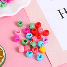Load image into Gallery viewer, 100Pcs Cute Candy Colors Plastic Hairpins Mini Hair Claw Clips Hair Braids Maker Beads Headwear Gorgeous Hair Accessories For Women
