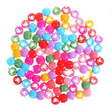 Load image into Gallery viewer, 100Pcs Cute Candy Colors Plastic Hairpins Mini Hair Claw Clips Hair Braids Maker Beads Headwear Gorgeous Hair Accessories For Women
