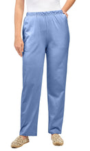 Load image into Gallery viewer, Women's Knit Pull on Pants - Cotton Blend with Flat Front waistband
