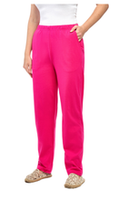 Load image into Gallery viewer, Women's Knit Pull on Pants - Cotton Blend with Flat Front waistband
