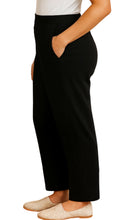 Load image into Gallery viewer, Women's Knit Pull on Pants - Cotton Blend with Flat Front waistband
