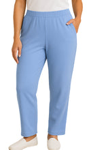 Load image into Gallery viewer, Women's Knit Pull on Pants - Cotton Blend with Flat Front waistband
