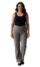 Load image into Gallery viewer, Women's Pull-on Cotton Stretch Bootcut Flare Leggings with a Crossover waistband
