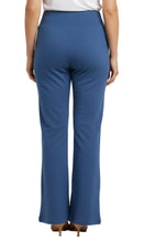 Load image into Gallery viewer, Women's Pull-on Cotton Stretch Bootcut Flare Leggings with a Crossover waistband
