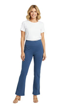 Load image into Gallery viewer, Women's Pull-on Cotton Stretch Bootcut Flare Leggings with a Crossover waistband
