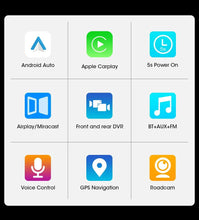 Load image into Gallery viewer, 10/11.26 inch Dash Cam 4K Car DVR Wireless Carplay &amp; Android Auto GPS Navigation Video Recorder Dashboard Dual Lens Wifi FM AUX
