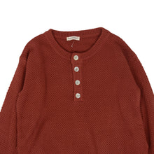 Load image into Gallery viewer, Contrast Half Button Down Sweater
