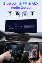 Load image into Gallery viewer, 4K 10.26'' Mirror Dash Cam w/ Carplay &amp; Android Auto
