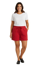 Load image into Gallery viewer, Women's Interlock Knit cotton Shorts with Elastic Waist and Adjustable Drawstring
