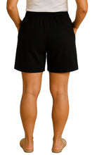 Load image into Gallery viewer, Women's Interlock Knit cotton Shorts with Elastic Waist and Adjustable Drawstring
