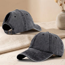 Load image into Gallery viewer, Cotton Ponytail Baseball Cap
