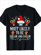 Load image into Gallery viewer, Funny Christmas Grilling T-Shirt
