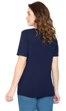 Load image into Gallery viewer, Women's Perfect Short-Sleeve V-Neck Tee Shirt - Cotton blend and Wrinkle Resistant
